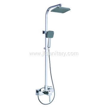 Brass Shower Mixer Rainfall Big Head Shower Set